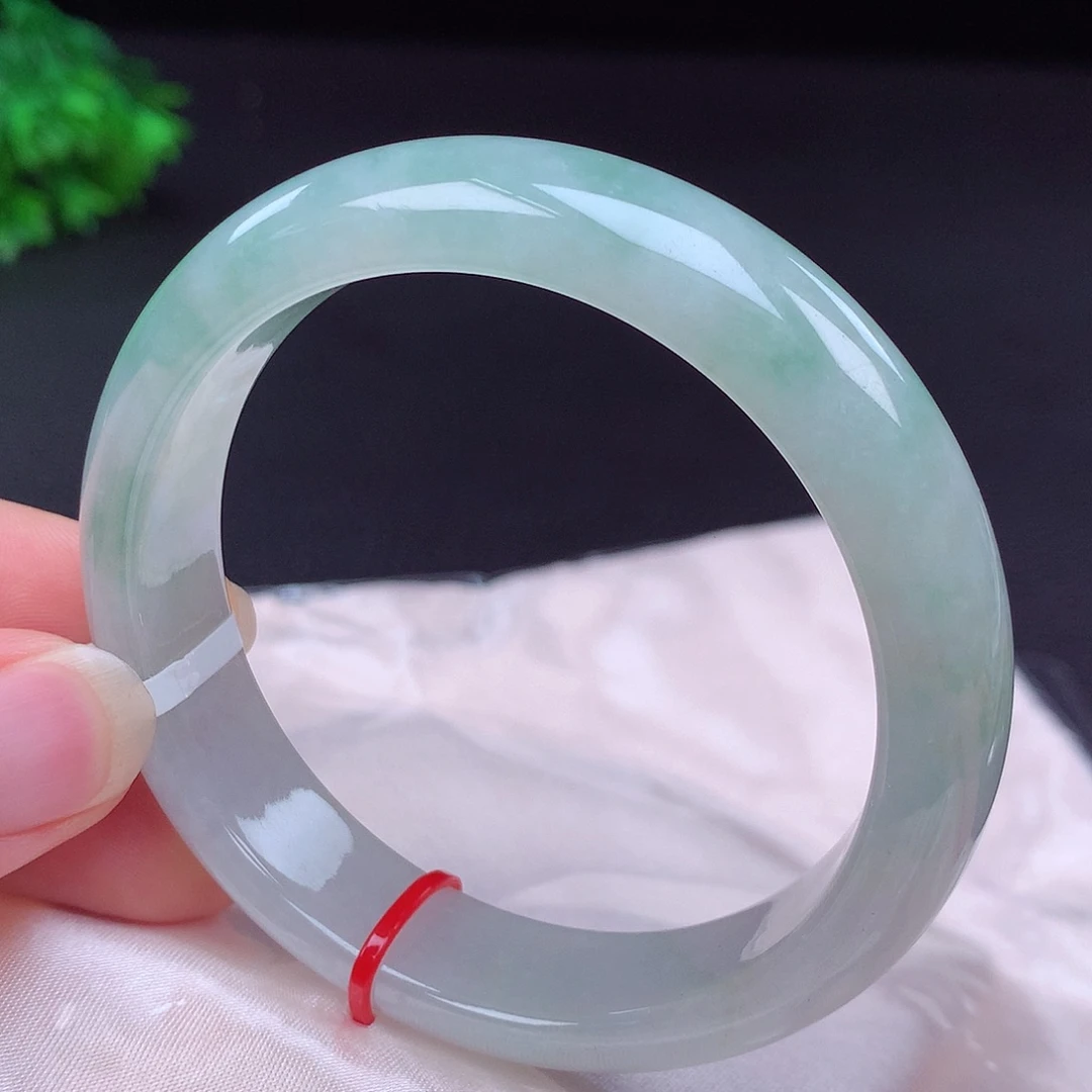 翡翠未镶嵌手镯57圈口431107