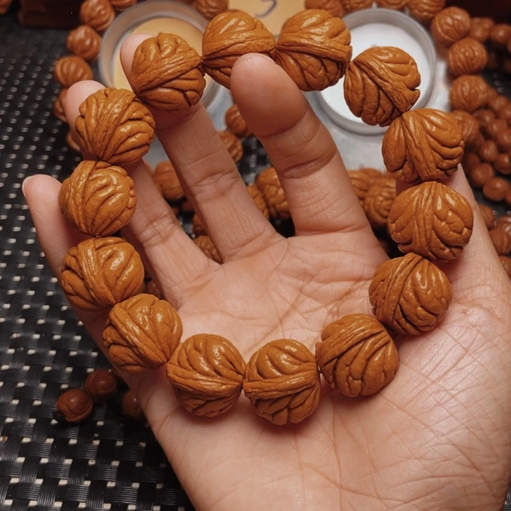 桃核手串龙纹桃核