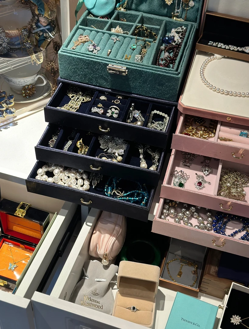 【置顶根据编号下单】气质收纳箱整理盒首饰盒收纳盒轻奢