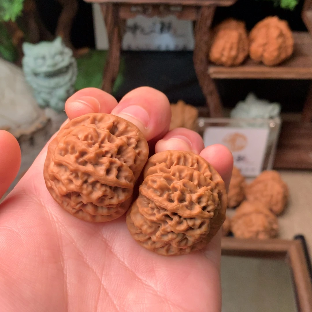 ****³把件文玩核桃38尺寸秦闷