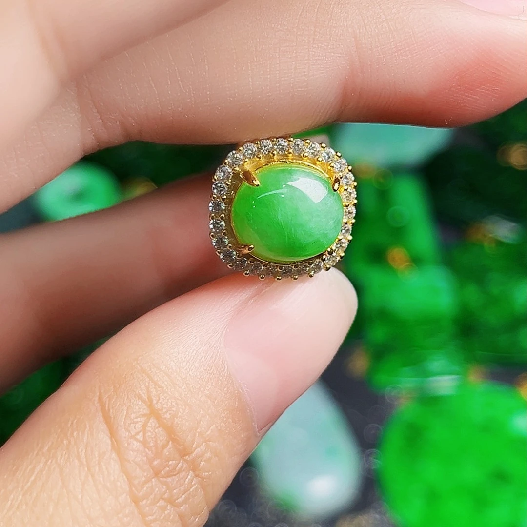 颈饰银S925镶嵌翡翠多样性