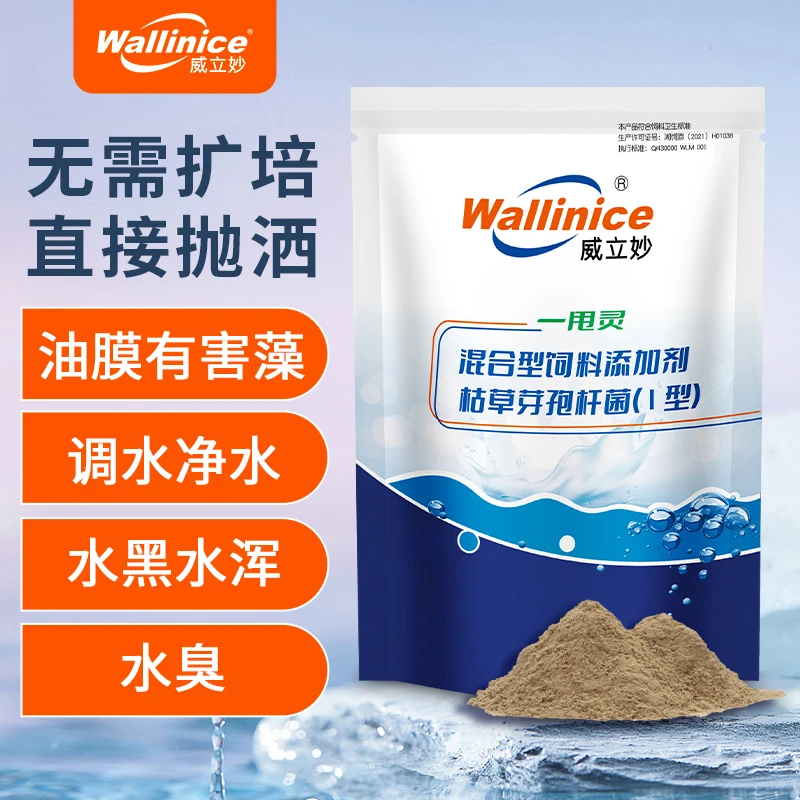 一甩灵芽孢杆菌鱼虾蟹塘水产养殖调绿水水产专用养鱼芽孢杆菌