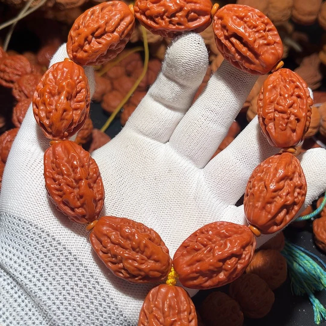 手串文玩核桃火焰龙脊