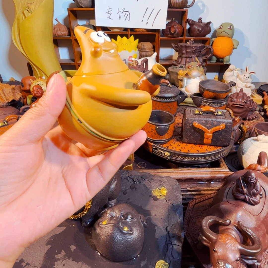 F***e茶壶紫砂纯手工制作过程就是