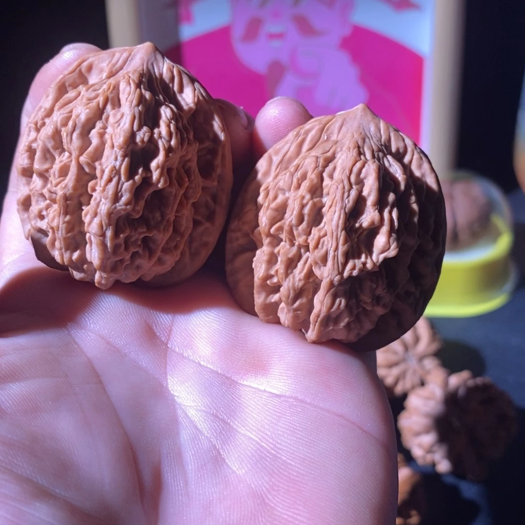 吊坠文玩核桃42虎头