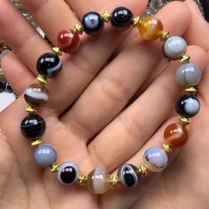 玛瑙/玉髓未镶嵌手链