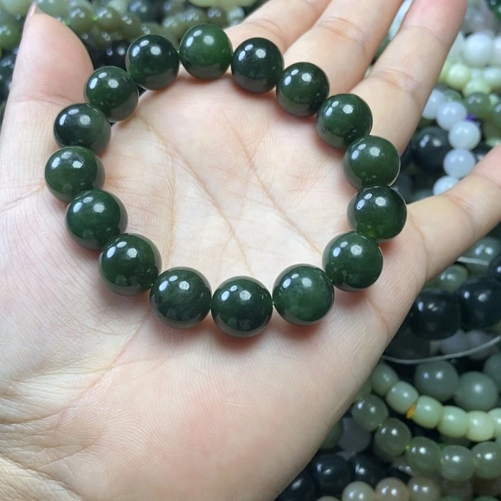 和田玉未镶嵌手链卡12