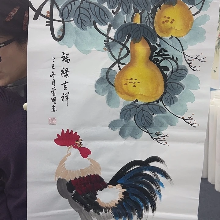 国画手绘国画作品