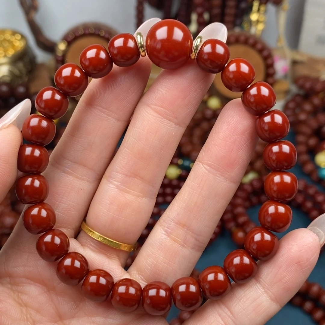 猴头核桃吊坠老型毕业9+红