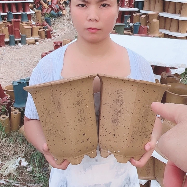 紫砂花盆宜兴紫砂精品花盆