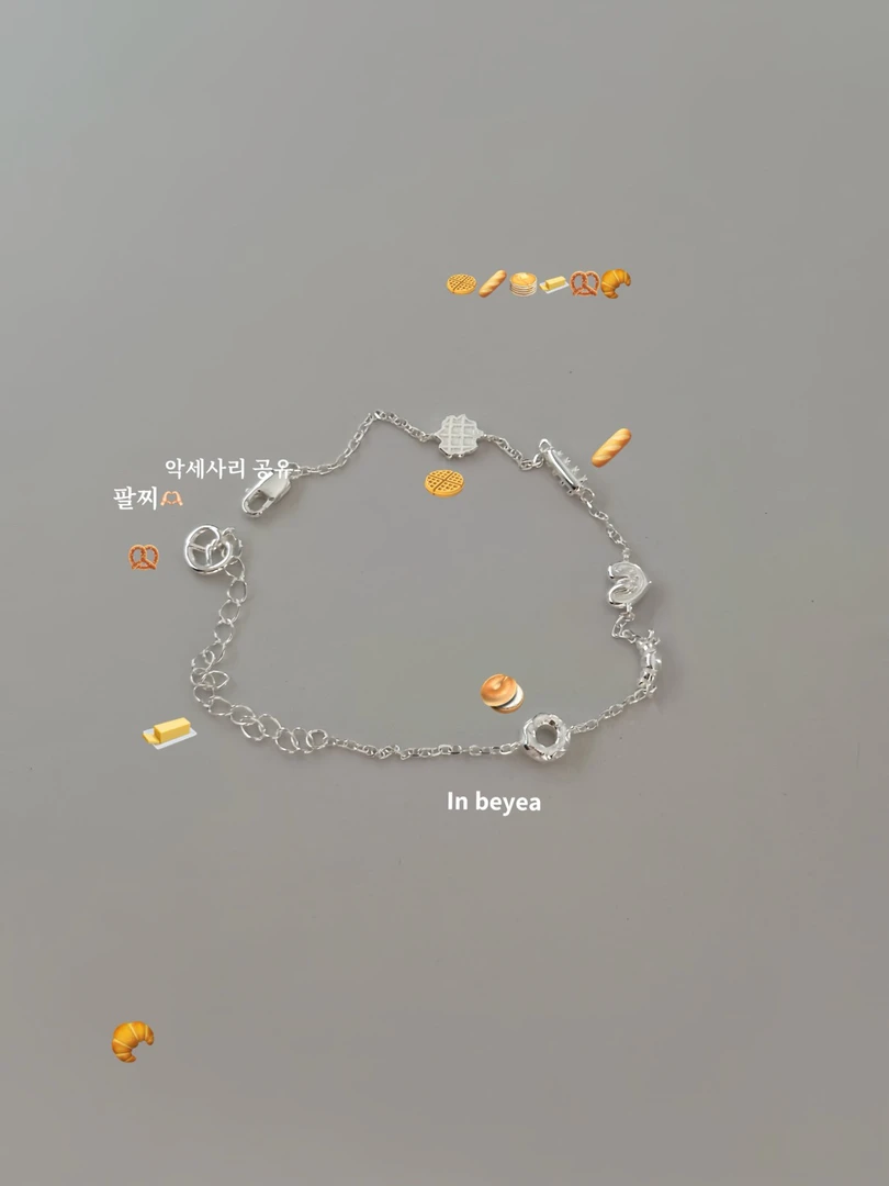 925银手链 饼干手链 16+5cm 12922