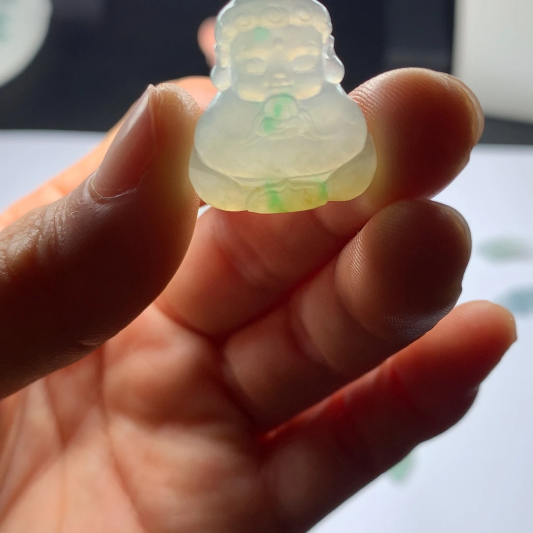 定制翡翠未镶嵌缅甸翡翠A货佛
