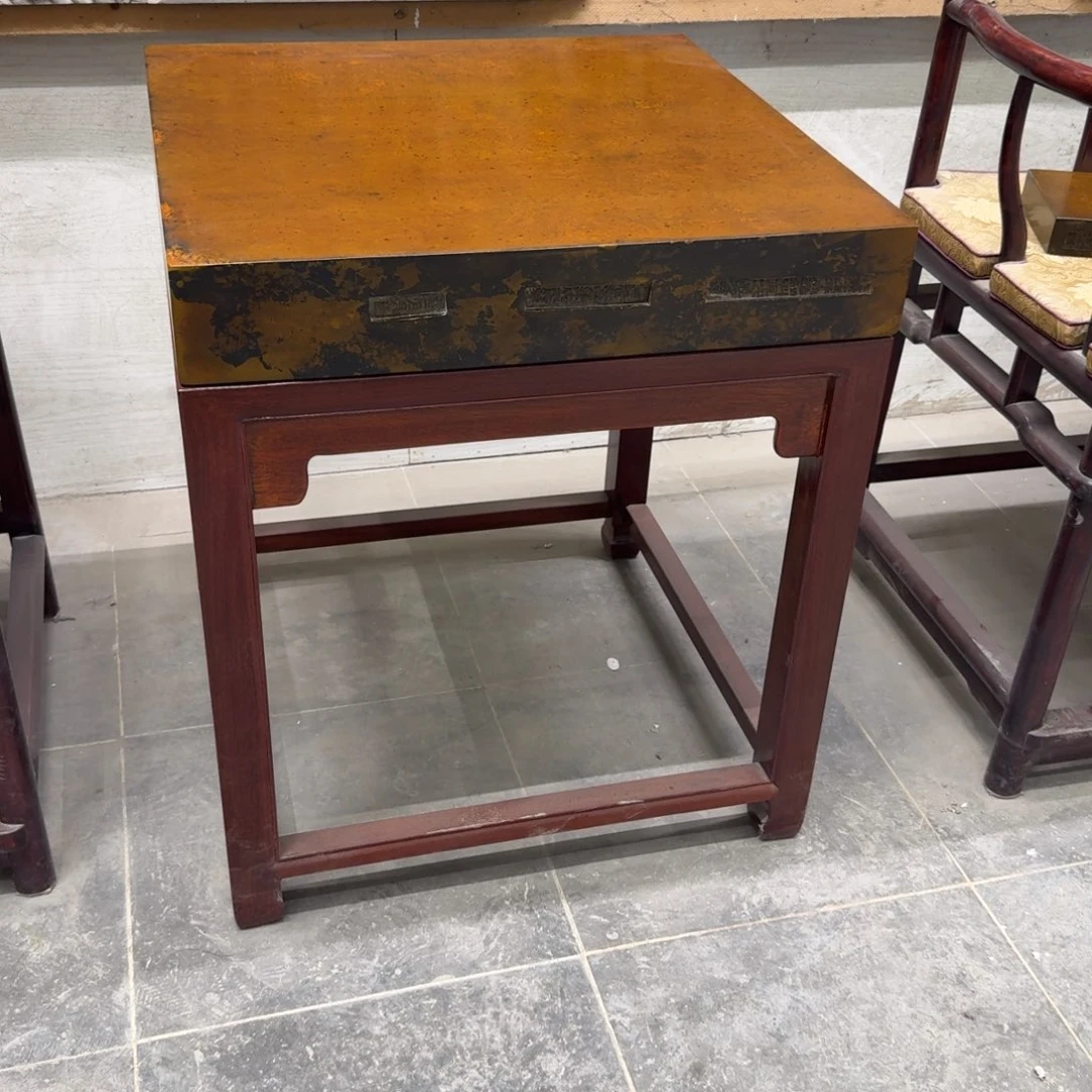 砖雕57-57 古铜色 一套 高66cm