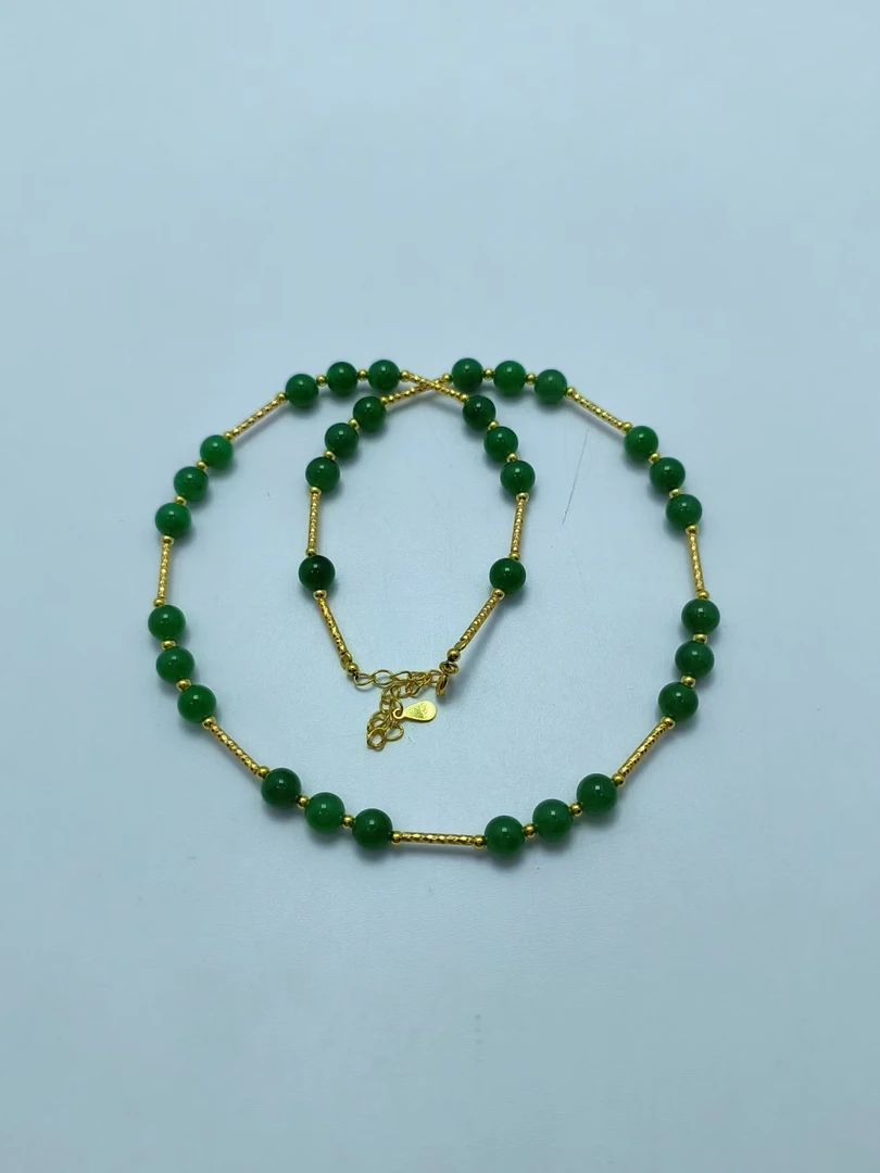 B6328 和田碧玉满天星锁骨链 多样性发货其一 气质 | 时尚 | 百搭