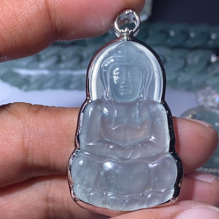 翡翠未镶嵌颈饰天然翡翠