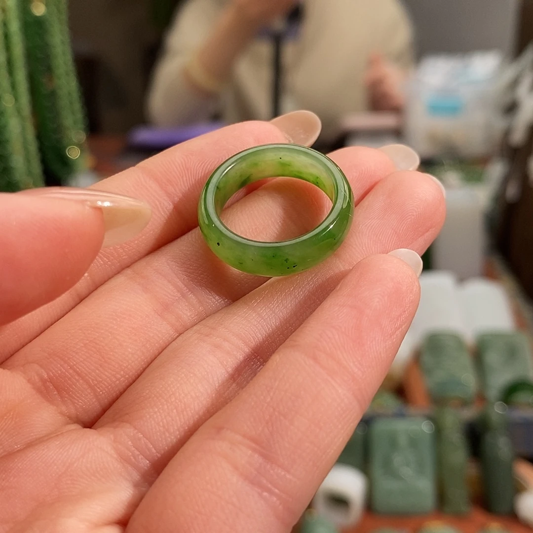 和田玉未镶嵌吊坠(不含链)戒指14、19圈口备注