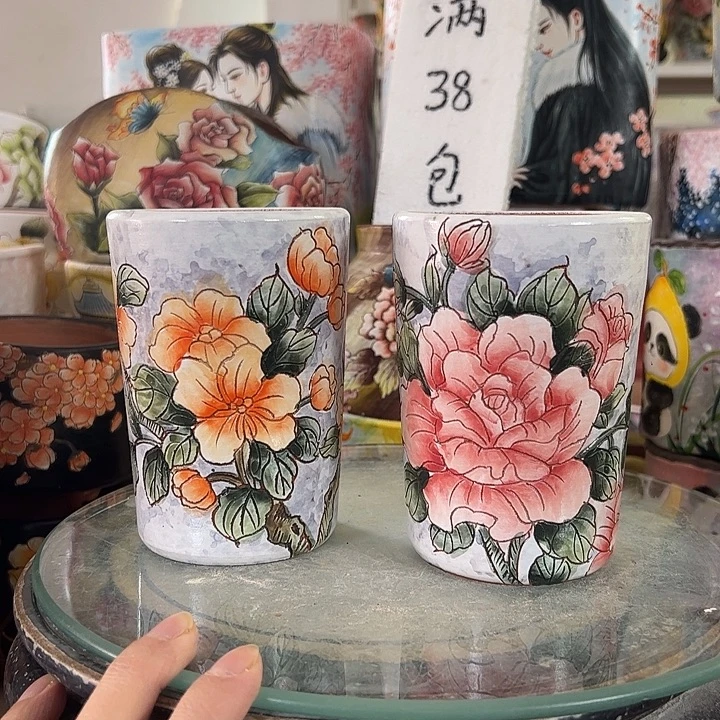 景德镇市手绘花盆性价比超级无敌高