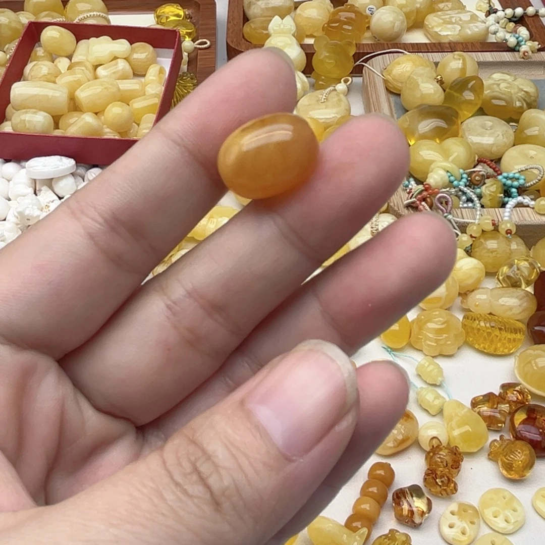 裸石蜜蜡未镶嵌天然