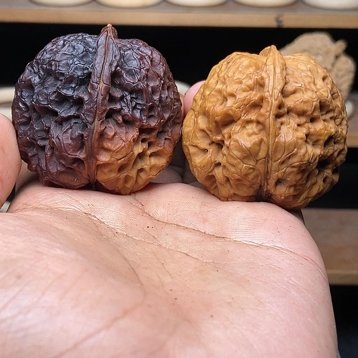 吊坠文玩核桃卧龙金蟾