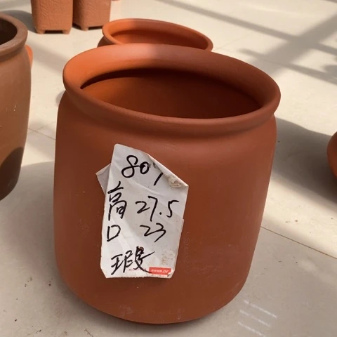 粗陶红陶绿植花盆809