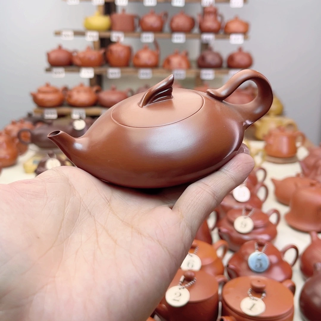 无***！茶壶紫砂丹凤壶120ml