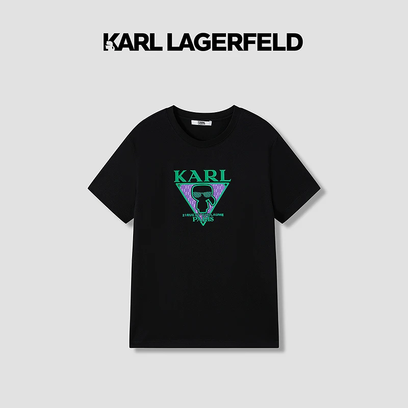 【官方男装】KARL LAGERFELD卡尔拉格斐夏季新款T恤1K1E30602517