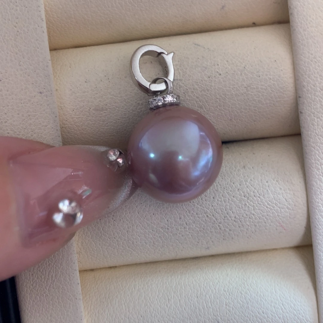 淡水珍珠颈饰银S925镶嵌