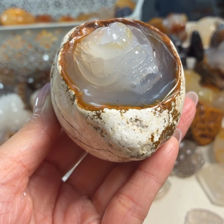 玛瑙/玉髓未镶嵌吊坠(不含链)