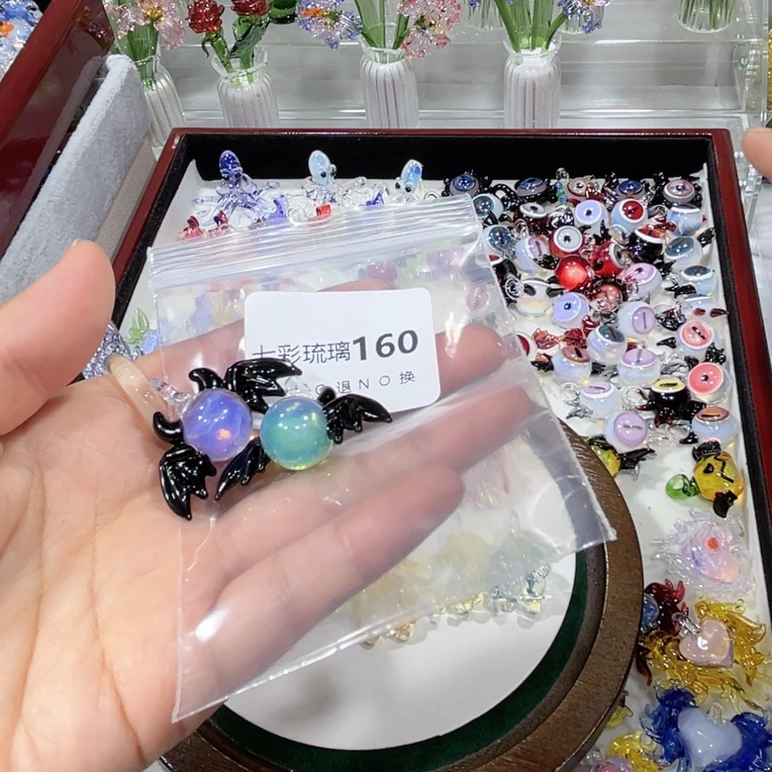 M****玻璃颈饰160恶魔一对
