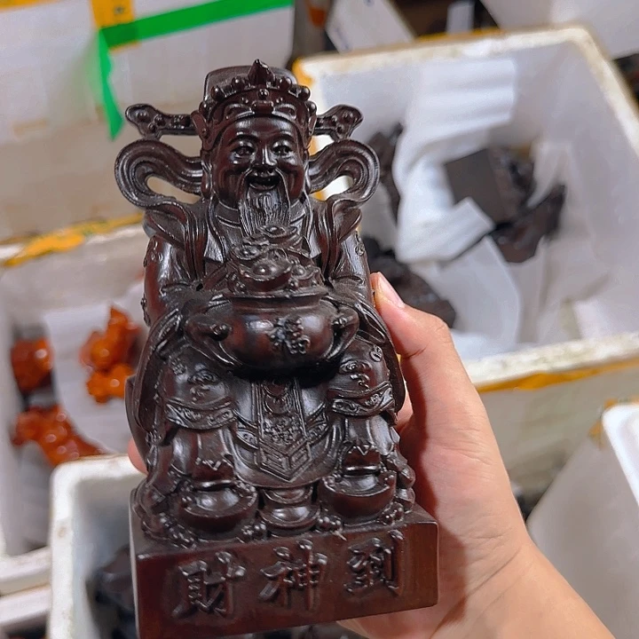 木黑檀木20座财神一身