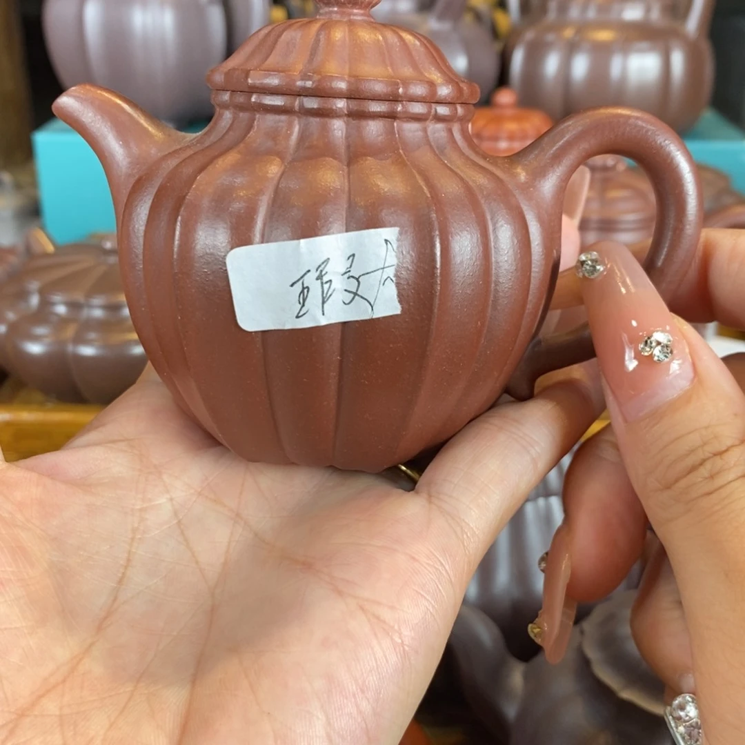 茶壶紫砂原矿泥料手工壶直播间