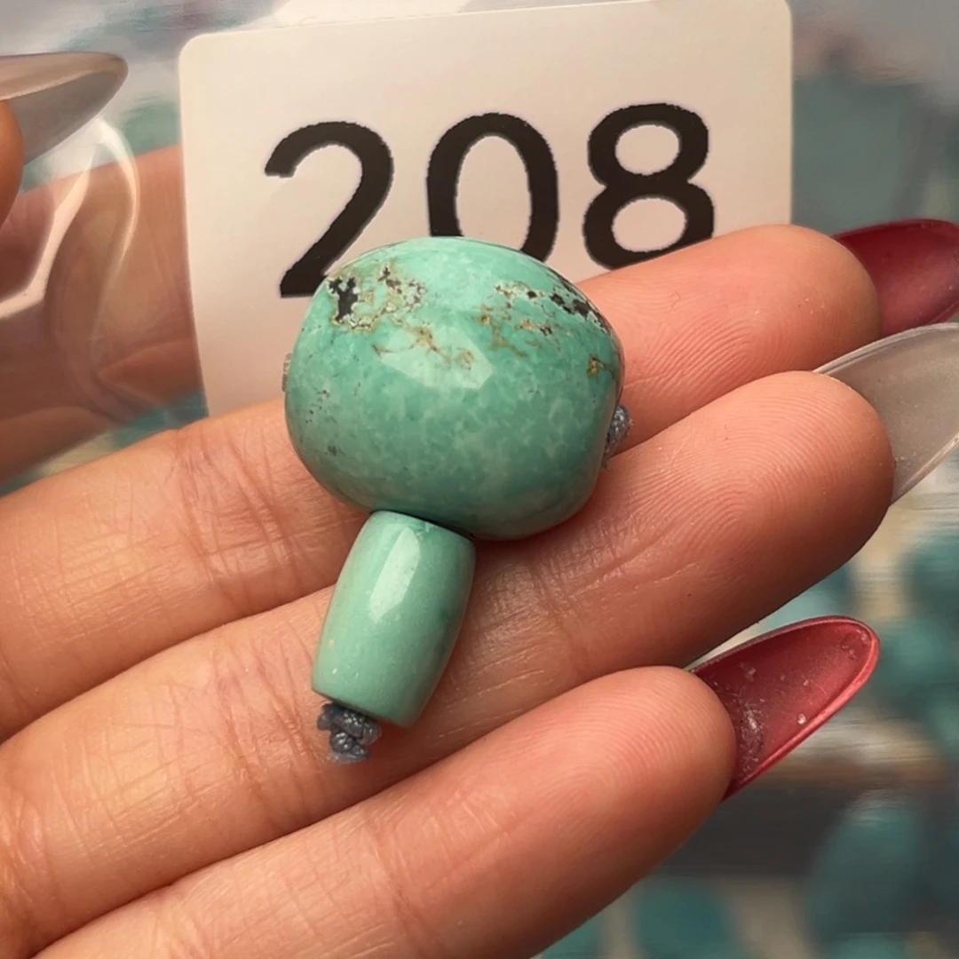 绿松石未镶嵌珠宝奇石直径19.