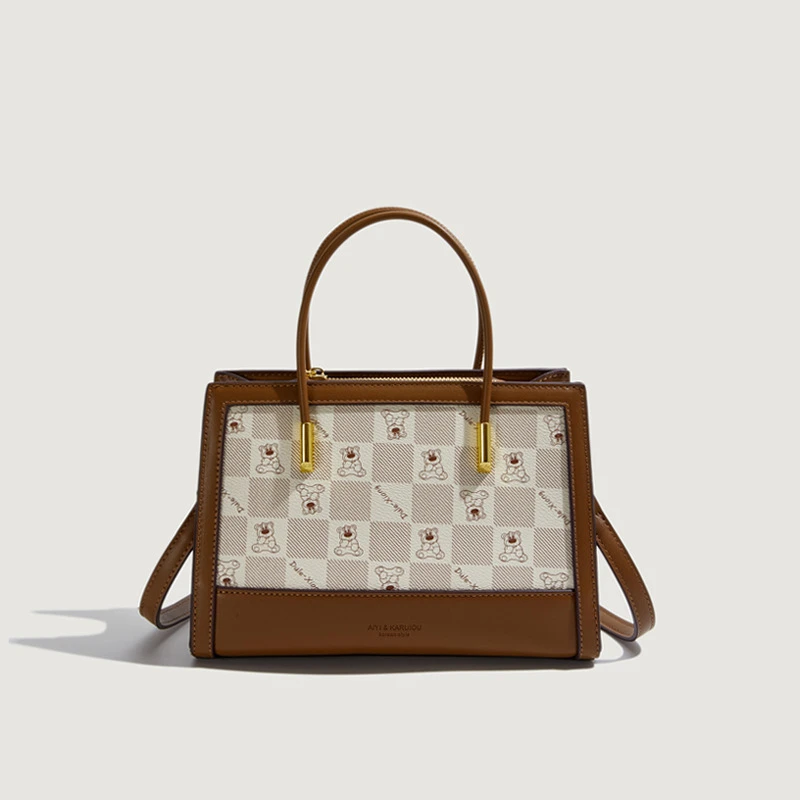 托特包女轻奢新款大气女士手提包简约质感通勤包百搭单肩斜挎包