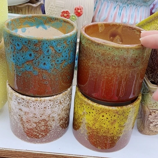 多肉绿植陶瓷花盆9.9包邮