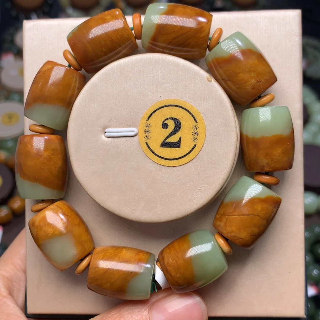 和田玉手链未镶嵌寅*