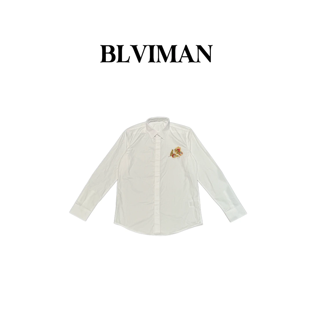 25SS 长袖虎豹系列衬衫休闲百搭衬衣