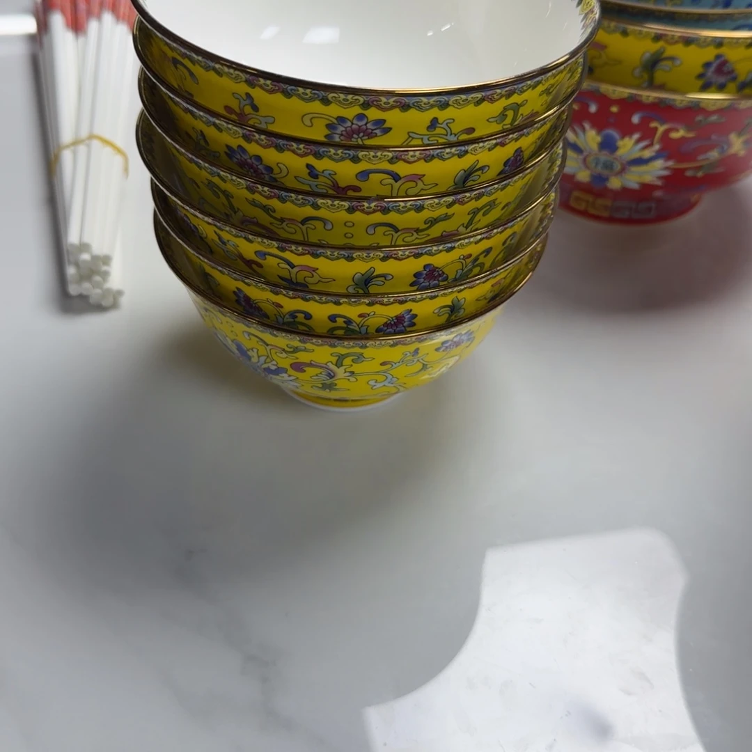 瓷景德镇珐琅彩餐具