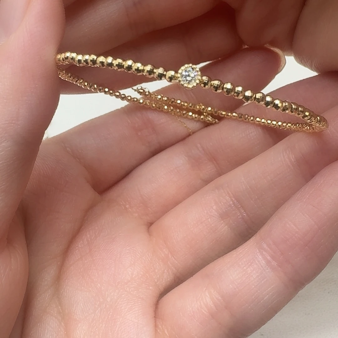 未镶嵌钻石手链成品