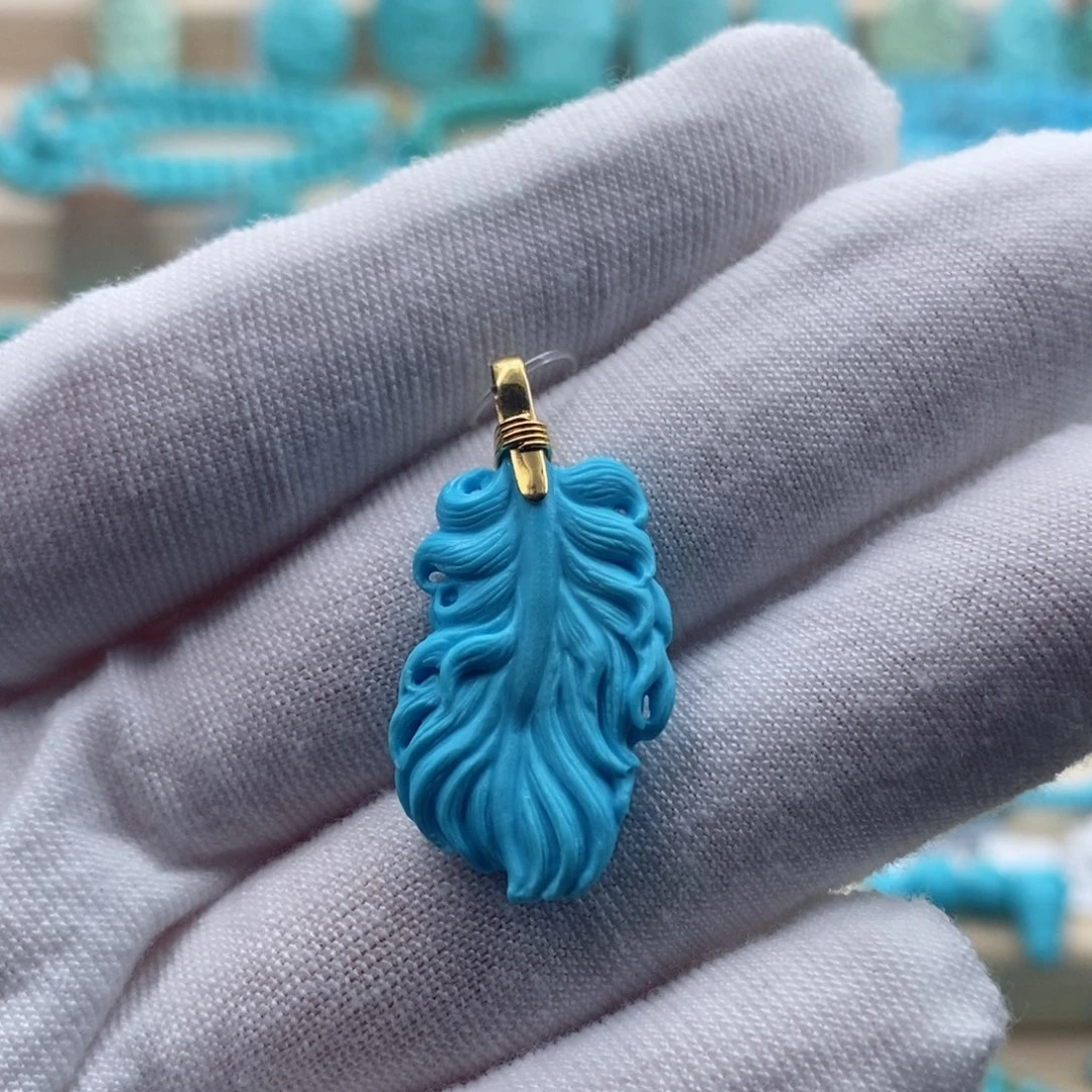 绿松石珠宝奇石未镶嵌