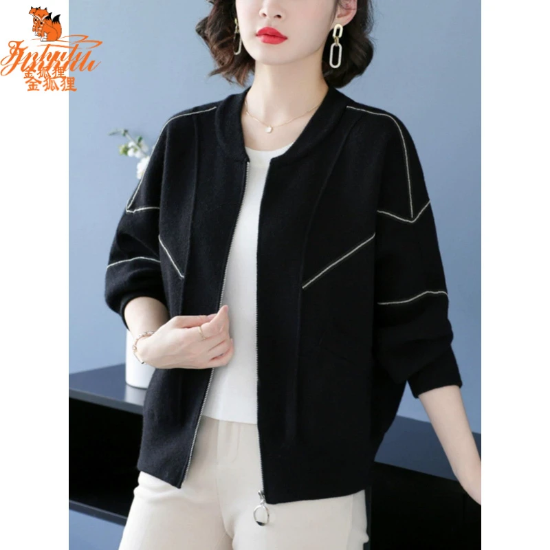 金狐狸妈妈冬装2025新款爆款妈妈外套秋冬款品质女装短款毛呢外套