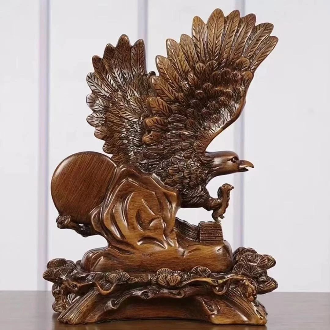 【新款商品】大展宏图老鹰家居工艺品摆件装饰入户玄关客厅店铺公司