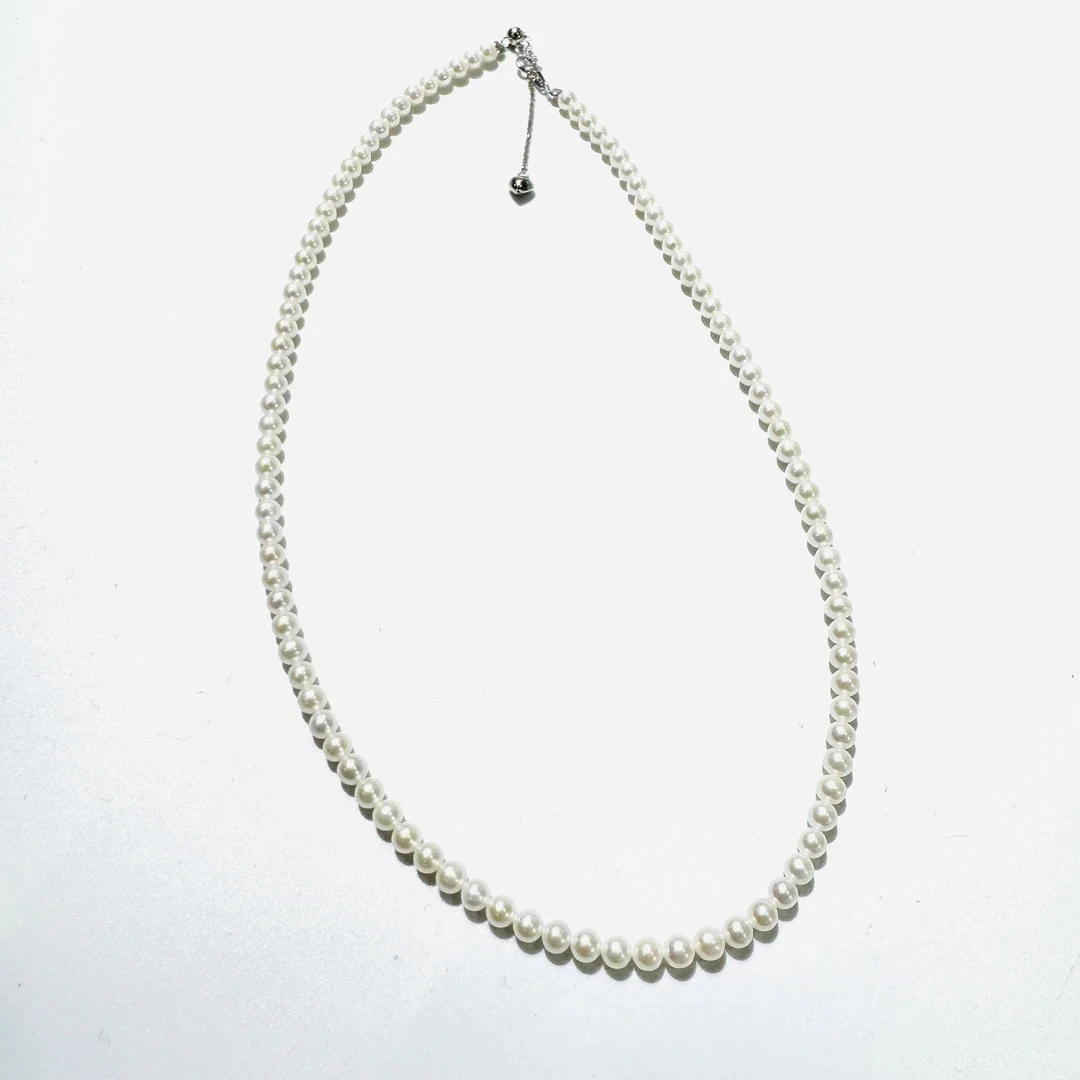 S925银天然淡水珍珠项链（3-3.5mm）/2359