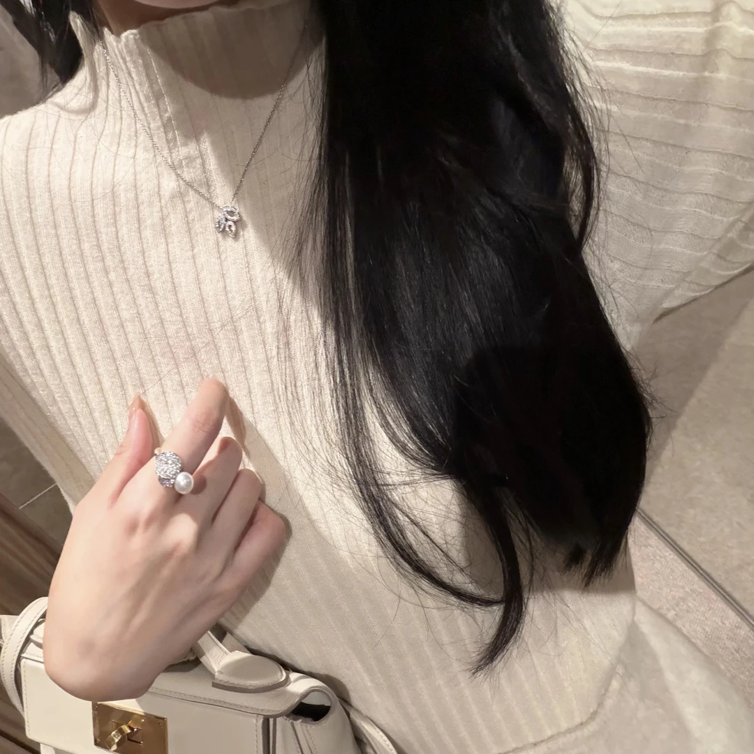 Zearzz【舒适生活】女士针织内搭圆领毛衣100羊毛套头宽松版秋冬