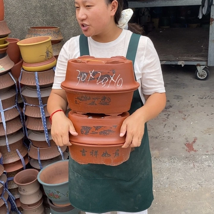 紫砂花盆紫砂花盆