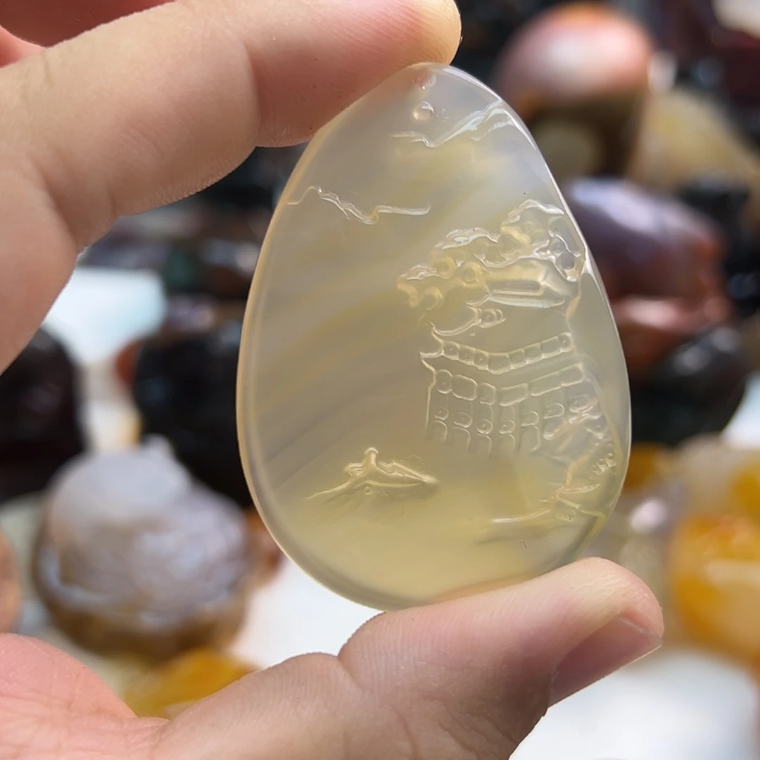 玛瑙/玉髓未镶嵌颈饰