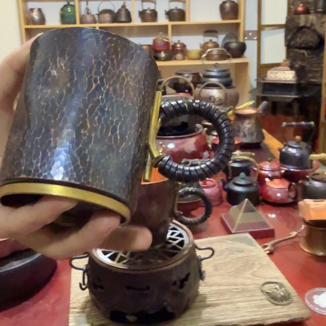 紫铜手工制作杯子