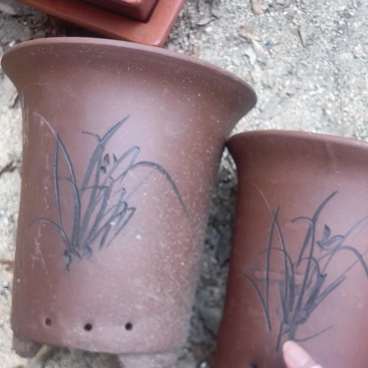 紫砂兰花盆2花盆花盆