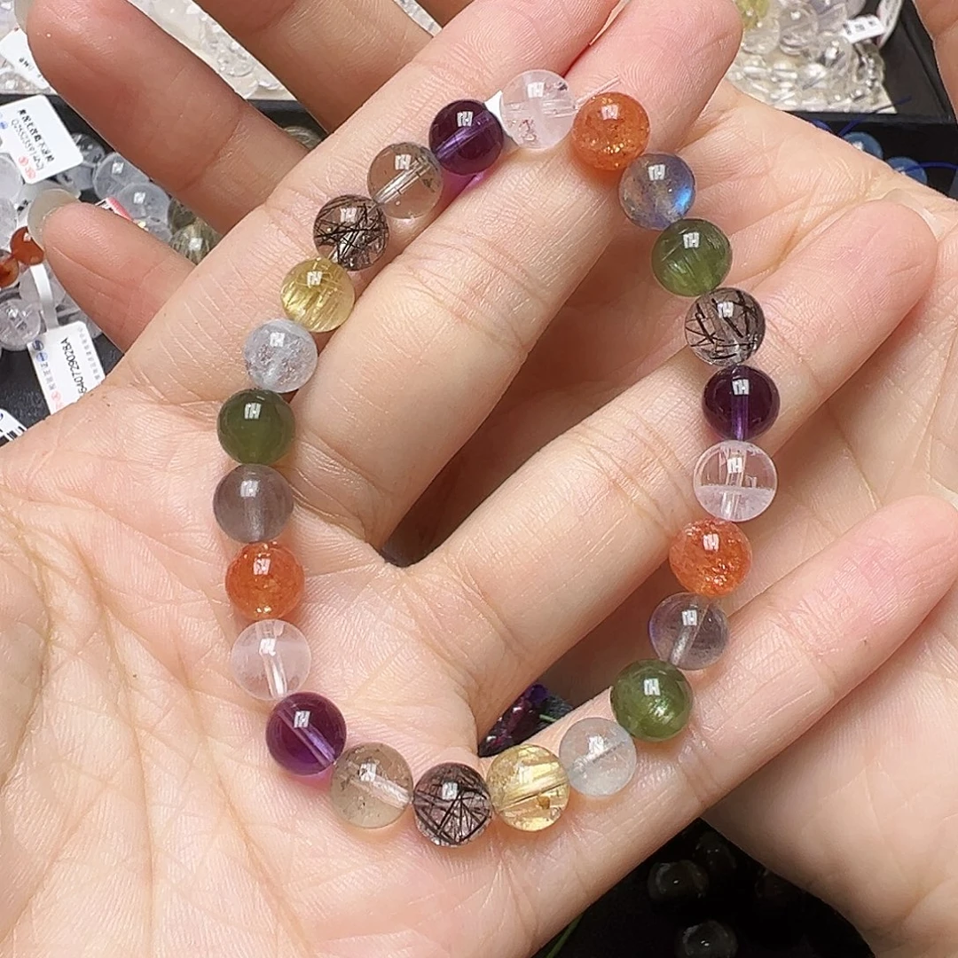 未镶嵌手链水晶多样性发一