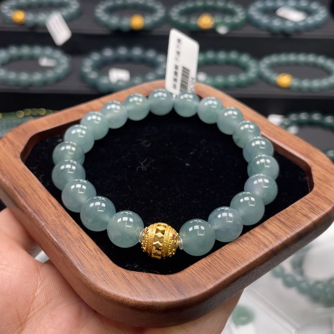 翡翠银S925镶嵌套链