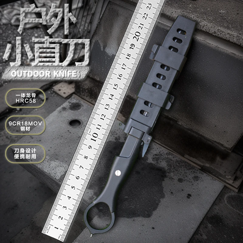 一体龙骨户外野营轻型组合工具便携生存小刀求生钓鱼刀鞘K15